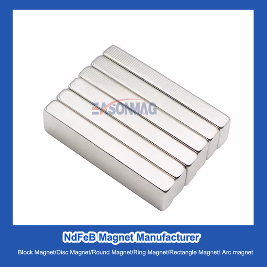 Strong Powerful N45 Neodymium Magnet Rectangle Magnet for Window Magnetic Shutter