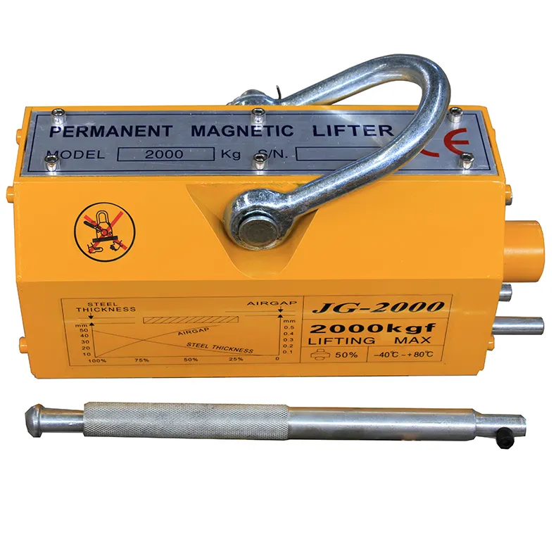 Capacity 100kg 300K 400kg Steel Pipe Plate Magnetic Lifter