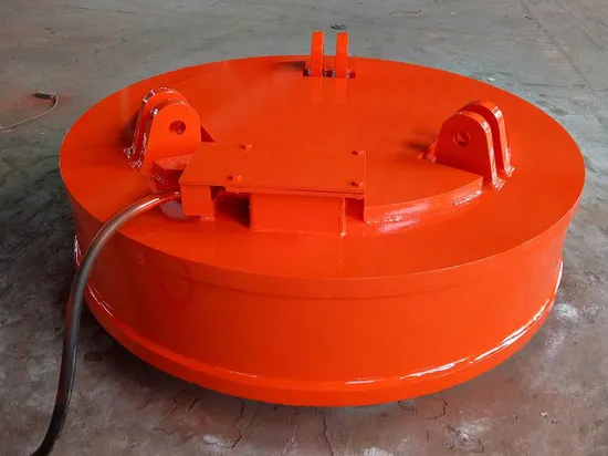 Round Type Scraps Lifting Crane Electro Magnetic Chuck
