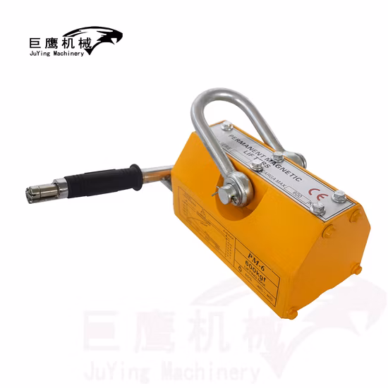 400kg Manual Magnetic Hoist for Lifting Steel Plate