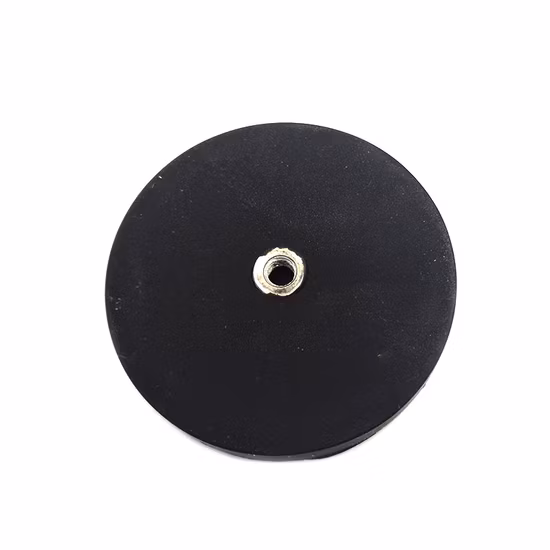 Wholesale Ta22 Tb43 Tc66 Td88 Disc Cylinder Flexible Rubber Coated Magnet with Screwed Bush
