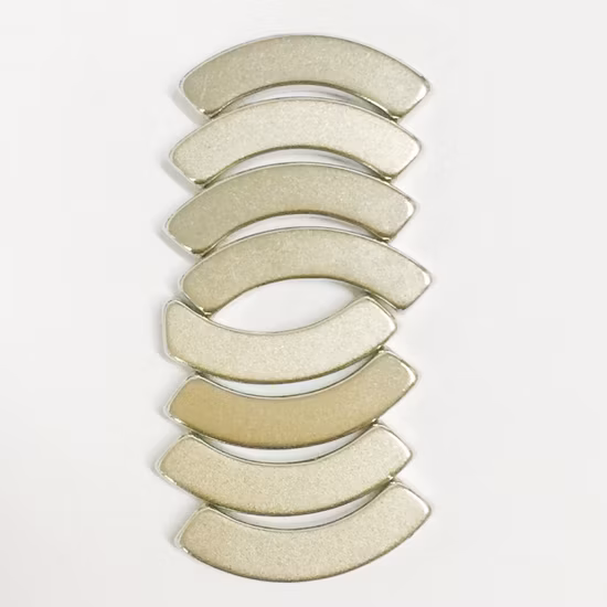 N40sh N48sh Permanent Starter Motor Machine Rare Earth Arc Curved Sector Neodymium Magnet for Motor Rotor Generator